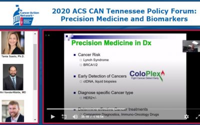 ACS Caner Action Network Tennessee Policy Forum:  Precision Medicine and Biomarkers